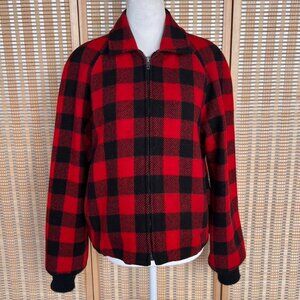 Vintage Pendleton woolen mills red and black lumberjack jacket